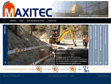 Tablet Screenshot of maxitec.net